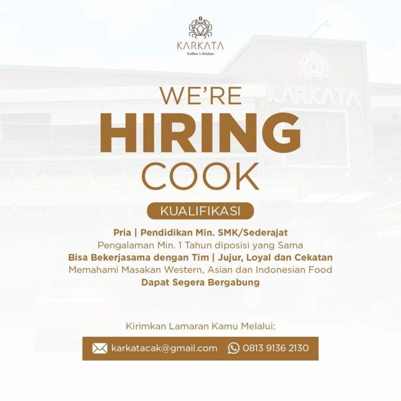 Lowongan Kerja Cook Di Karkata Coffee And Kitchen LokerSemar Id