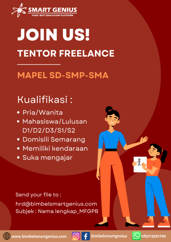 Lowongan Kerja Tentor Freelance Di Cv Smart Edukasi Indonesia