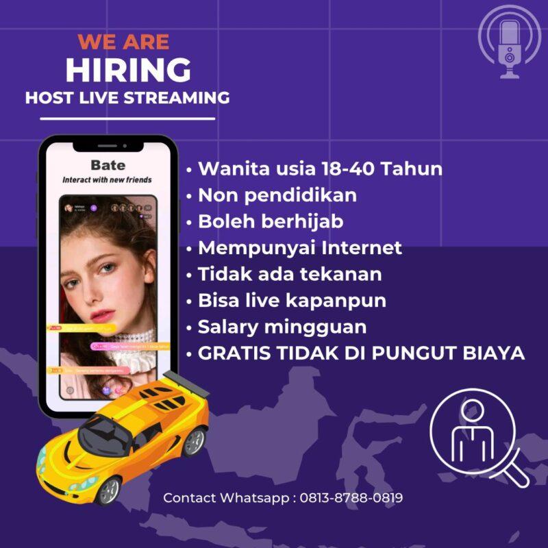 Lowongan Kerja Host Live Streaming Di Chamet Indonesia LokerSemar Id