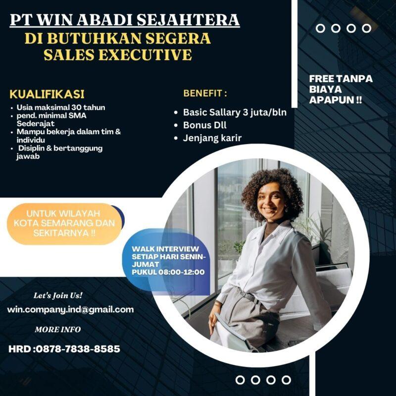 Lowongan Kerja Sales Executive Di PT Win Abadi Sejahtera LokerSemar Id