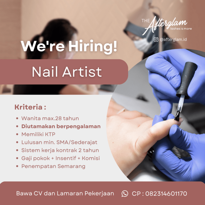 Lowongan Kerja Nail Artist Di The Afterglam Lokersemar Id