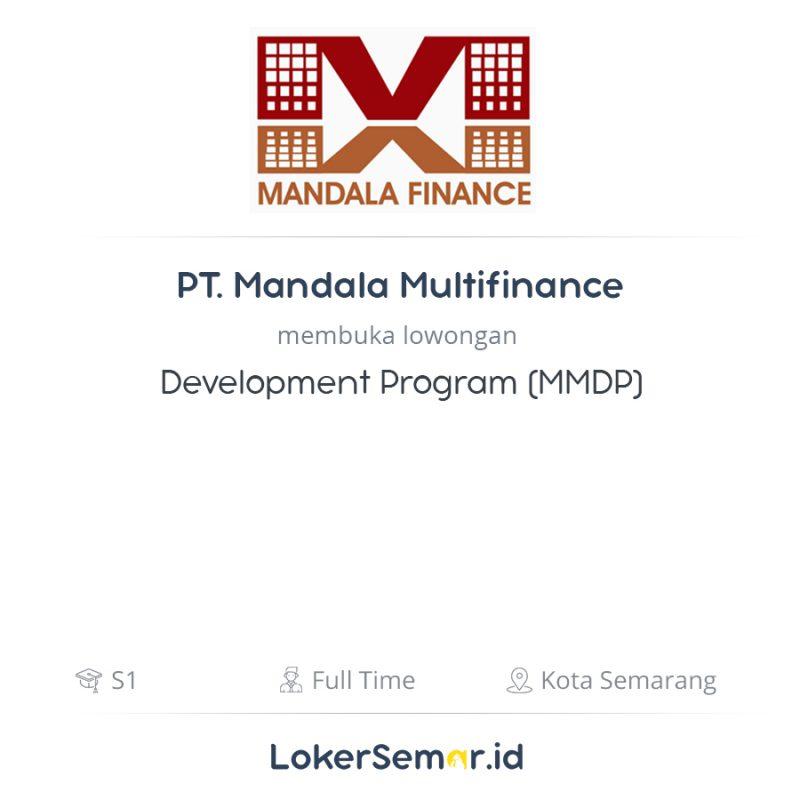 Lowongan Kerja Mandala Managerial Development Program ...