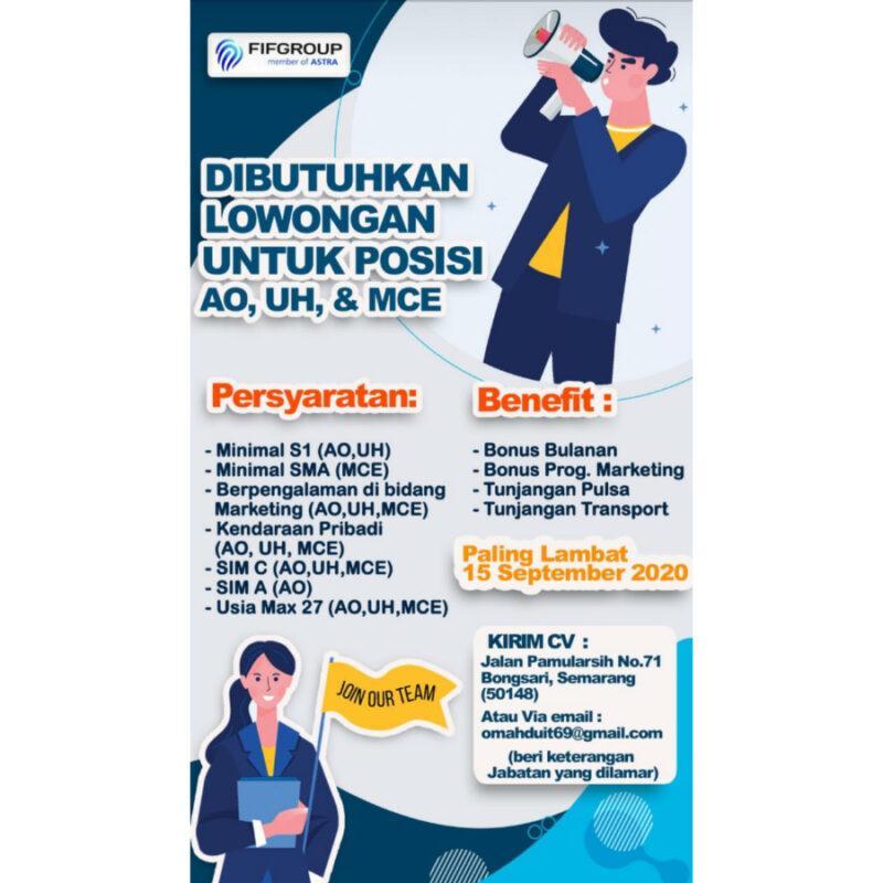 Lowongan Kerja Marketing Credit Executive di Danastra ...