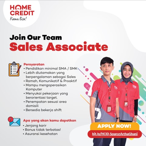 Lowongan Kerja Sales Associate Di Home Credit Indonesia - LokerSemar.id