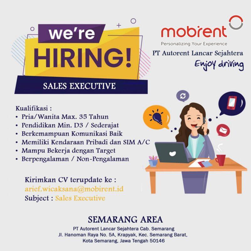 Lowongan Kerja Sales Executive Di PT. Autorent Lancar Sejahtera ...