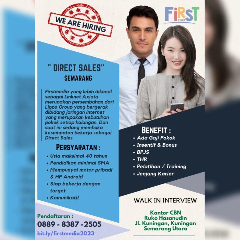 Lowongan Kerja sales representative host livestreaming di pt cahaya bukit bintang