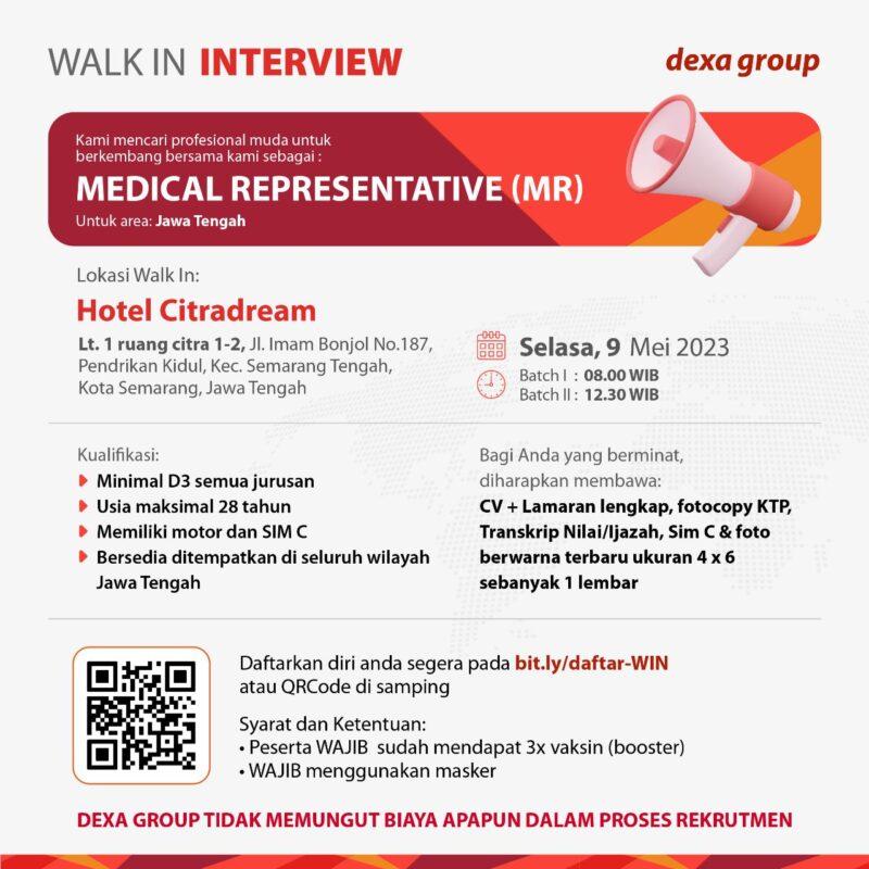 Lowongan Kerja medical representative mr di pt dexa medica 5