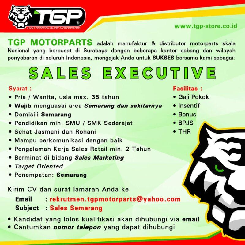 Sales executive di tgp motorparts