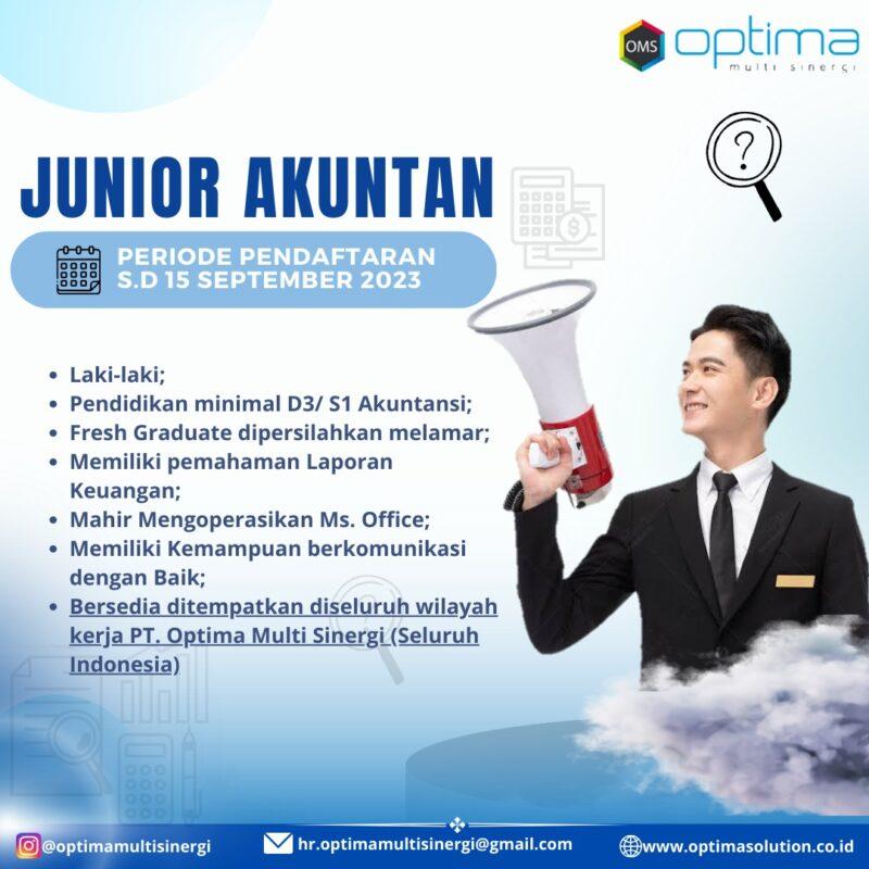 Lowongan Kerja Junior Programer Di Pt Optima Multi Sinergi Lokersemar Id