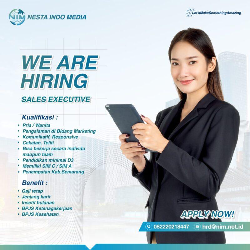 Lowongan Kerja Sales Executive Di Pt Nesta Indo Media Lokersemar Id