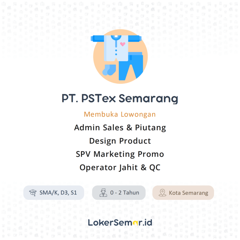 Lowongan Kerja Sales Piutang Design Product Spv Marketing Promo